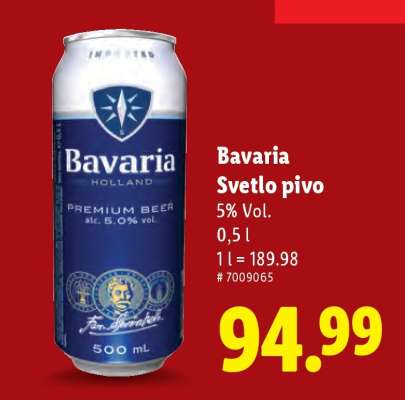 Bavaria Světlé pivo