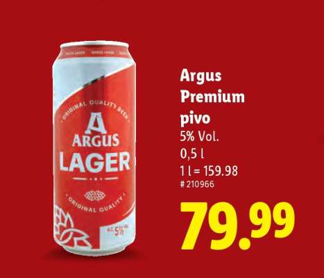 Argus Premium pivo