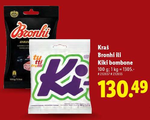 Kraš Bronhi ili Kiki bombone