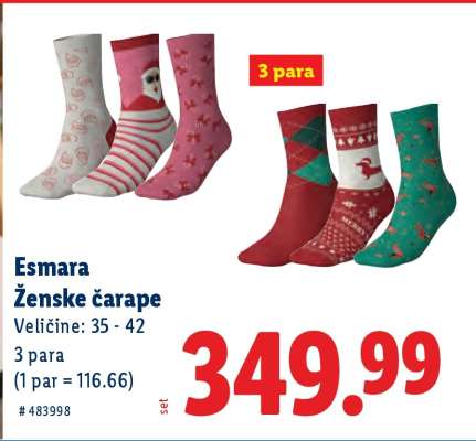 Esmara Ženske čarape