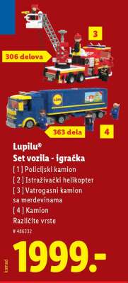 Lupilu Set vozila - igračka