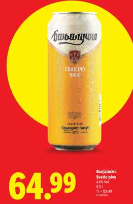 Banjalučko Svjetlo pivo
