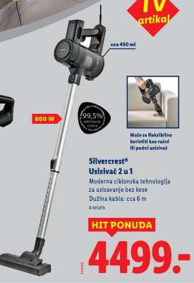 Silvercrest® Usisivač 2 u 1