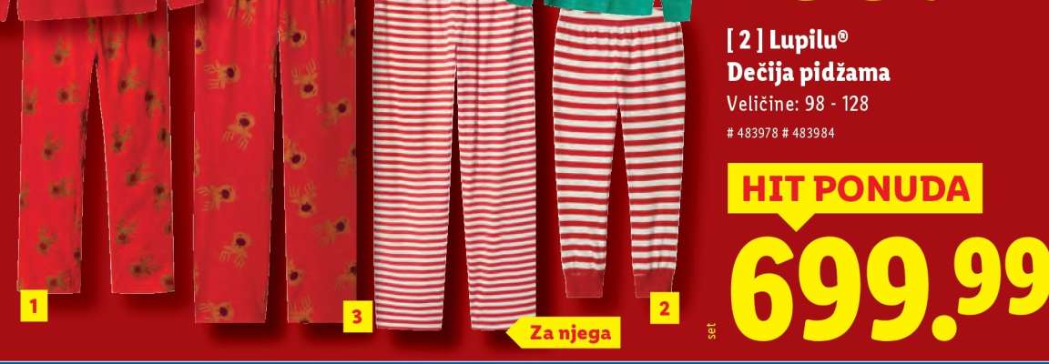 lupilu Dečija pidžama