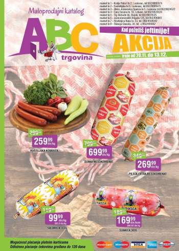 ABC Trgovina katalog - 20.11.2025 - 13.12.2025.