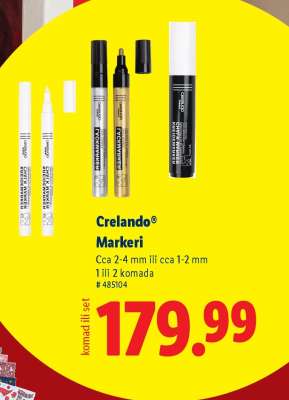 Crelando® Markeri