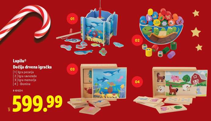 lupilu® Dečija drvena igračka