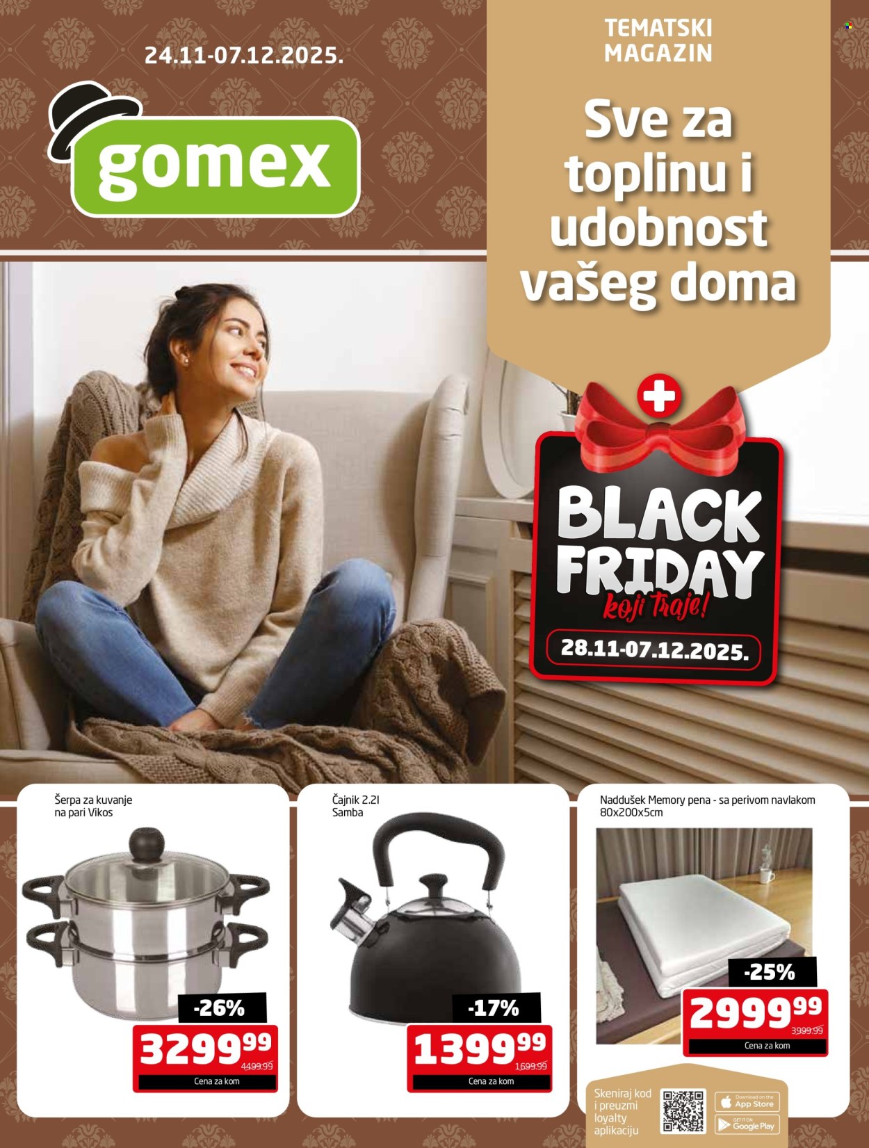 Gomex katalog - 24.11.2025 - 07.12.2025. Stranica 1