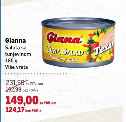 Gianna Tuna Salad