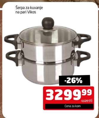 Šerpa za kuvanje na pari Vikos