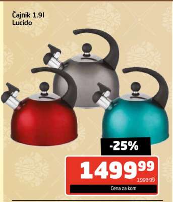Čajnik 1.9l Lucido