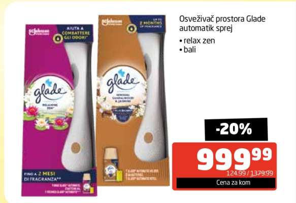 Osveživač prostora Glade automatik sprej