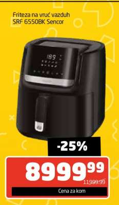Friteza na vruć vazduh SRF 6550BK Sencor