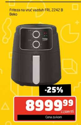 Friteza na vruć vazduh FRL 2242 B Beko