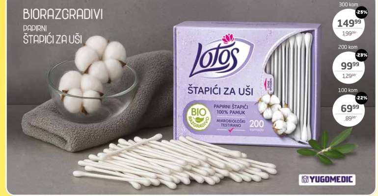 Lotos štapići za uši