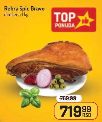 Rebra špic Bravo