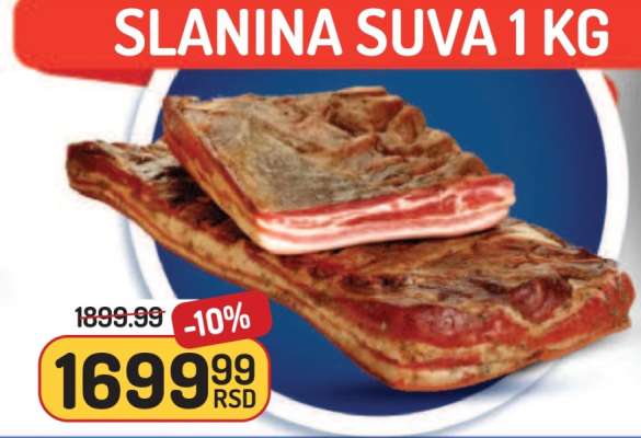 Slanina suva 1 kg