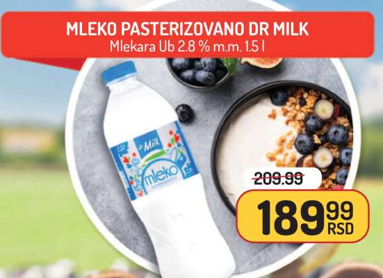 Mleko pasterizovano Dr Milk