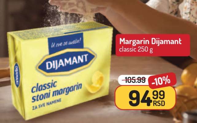 Margarin Dijamant classic 250 g