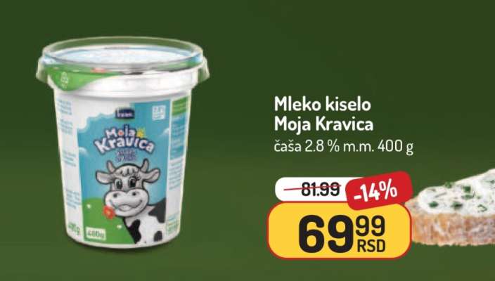 Mleko kiselo Moja Kravica