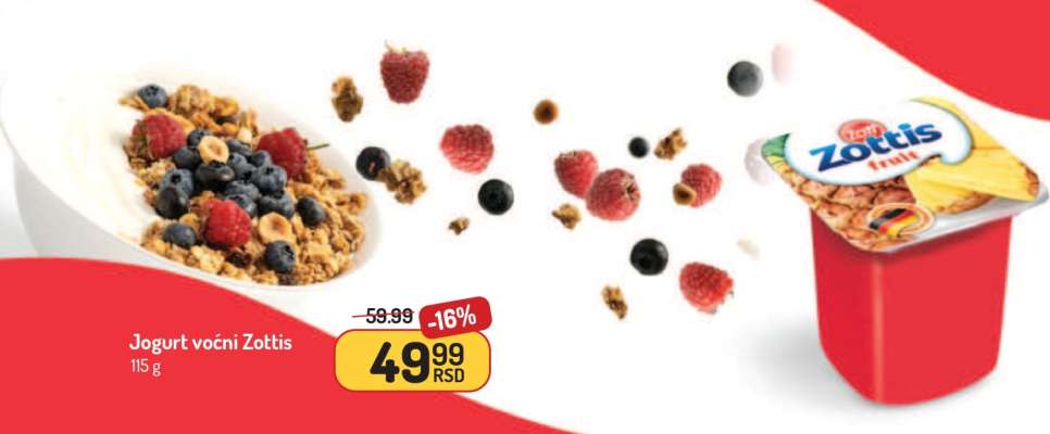 Jogurt voćni Zottis