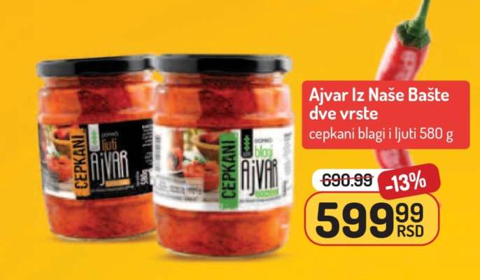 Ajvar Iz Naše Bašte dve vrste
