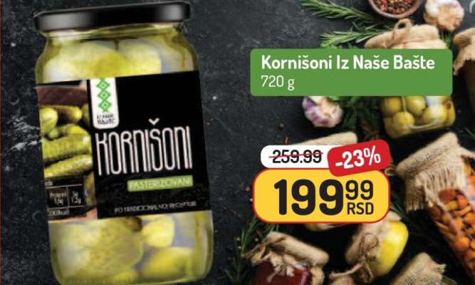 Kornišoni iz naše bašte