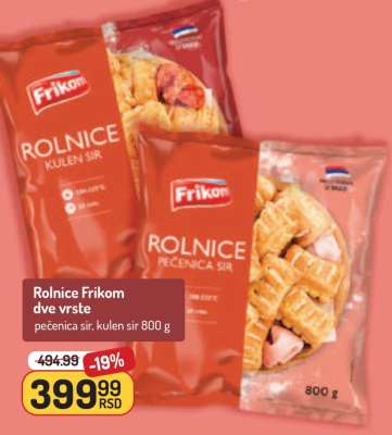 Rolnice Frikom dve vrste