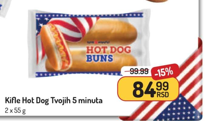 Kifle Hot Dog Tvojih 5 minuta