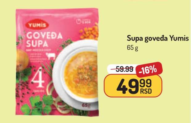 Supa goveđa Yumis