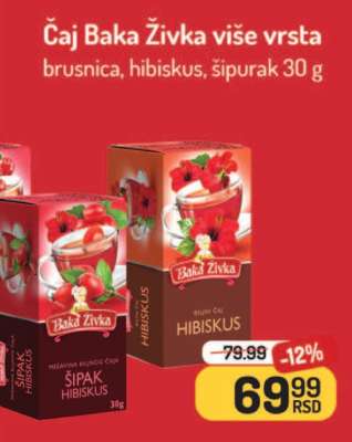 Čaj Baka Živka više vrsta