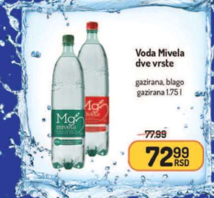 Voda Mivela dve vrste