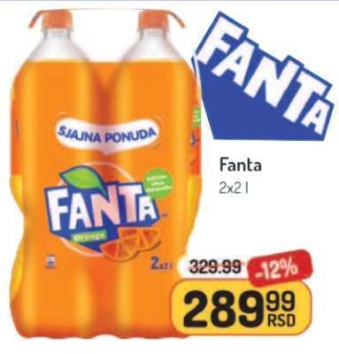 Fanta 2x2l
