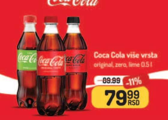 Coca Cola više vrsta