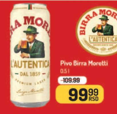 Pivo Birra Moretti
