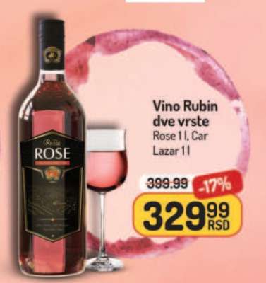 Vino Rubin dve vrste
