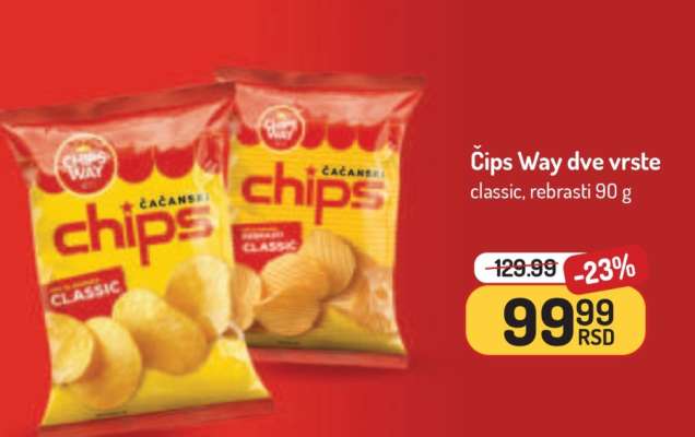 Čips Way dve vrste