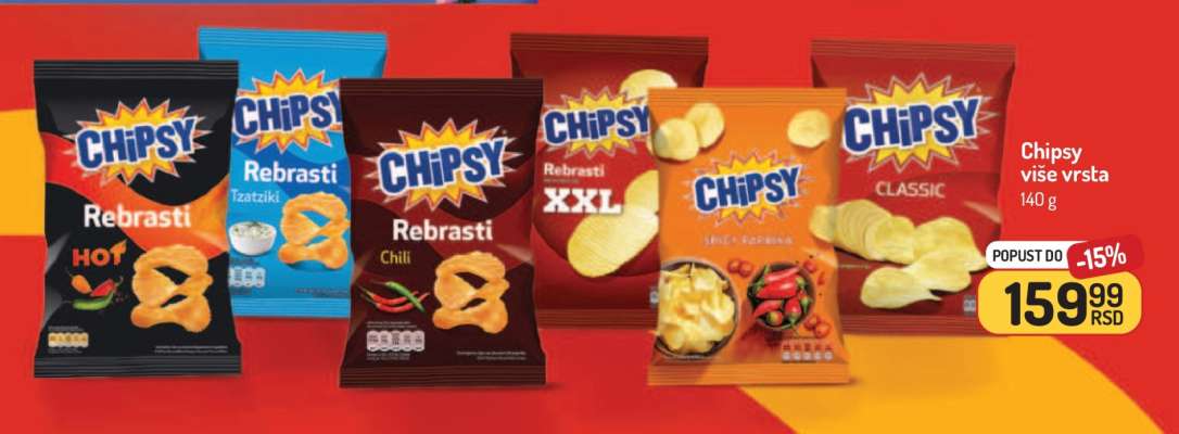 Chipsy više vrsta