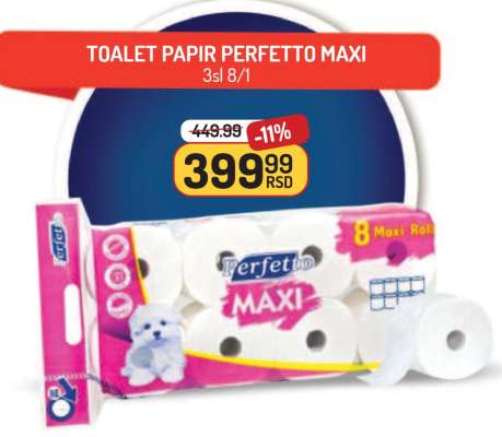 Toalet papir Perfetto Maxi