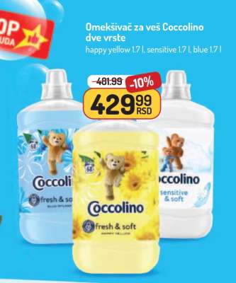 Omekšivač za veš Coccolino