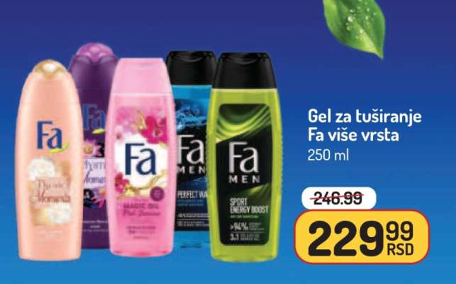 Gel za tuširanje Fa više vrsta
