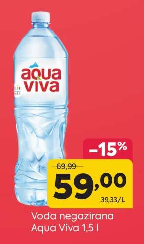 Voda negazirana Aqua Viva 1.5 l