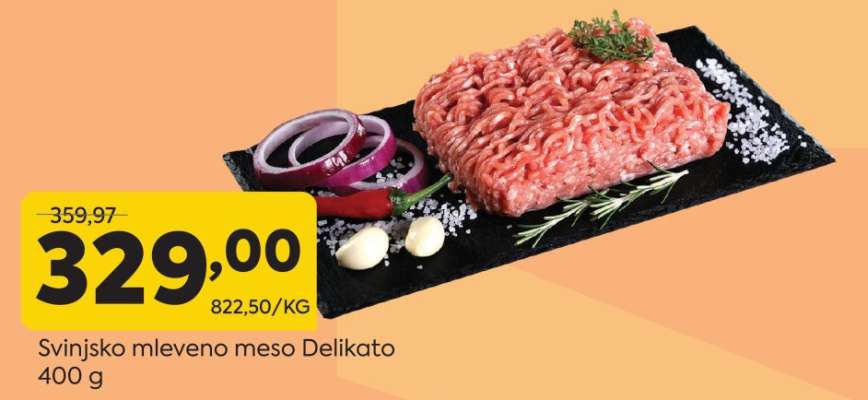 Svinjsko mleveno meso Delikato