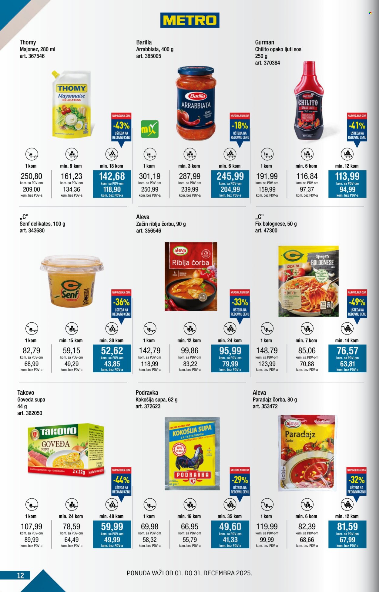Metro katalog - 01.12.2025 - 31.12.2025. Stranica 12