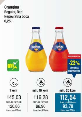 Orangina Regular, Red