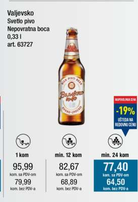 Valjevsko Svetlo pivo