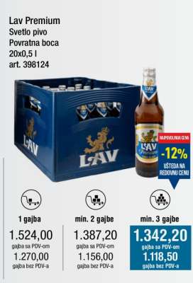 Lav Premium Svetlo pivo