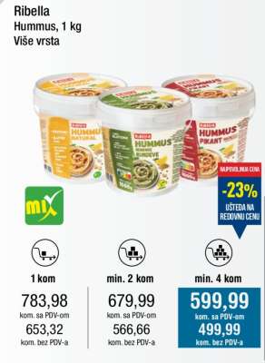 Ribella Hummus, 1 kg