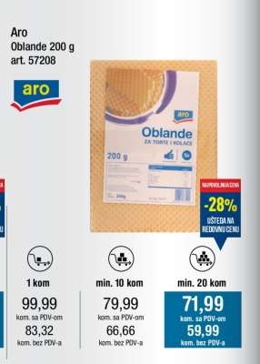 Aro Oblande 200 g