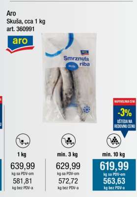 Aro Skuša, cca 1 kg